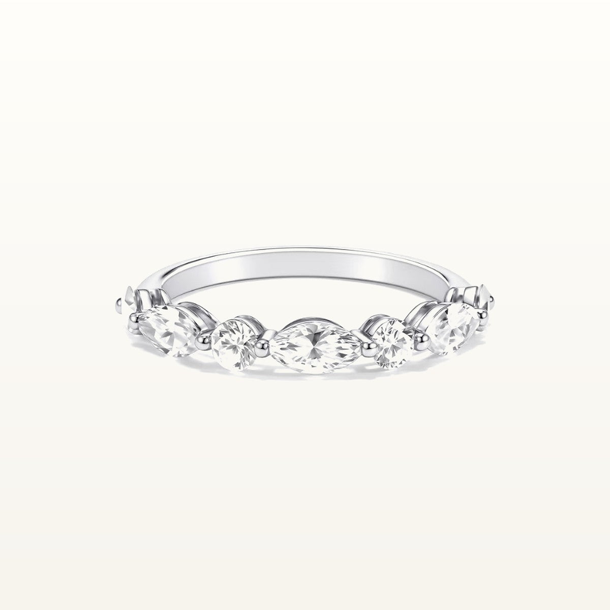 18K Gold Scalloped Diamond Ring in (1/4 ct. tw.)