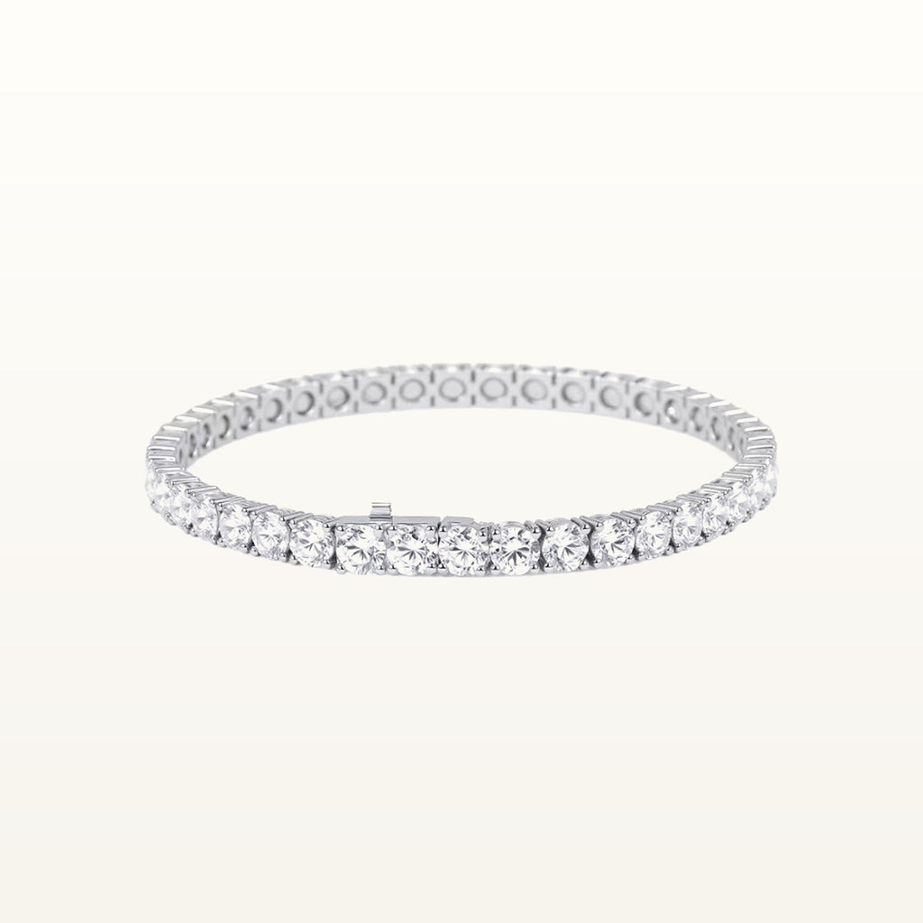 18K 9.00ctw Lab-Grown Diamond Tennis Bracelet